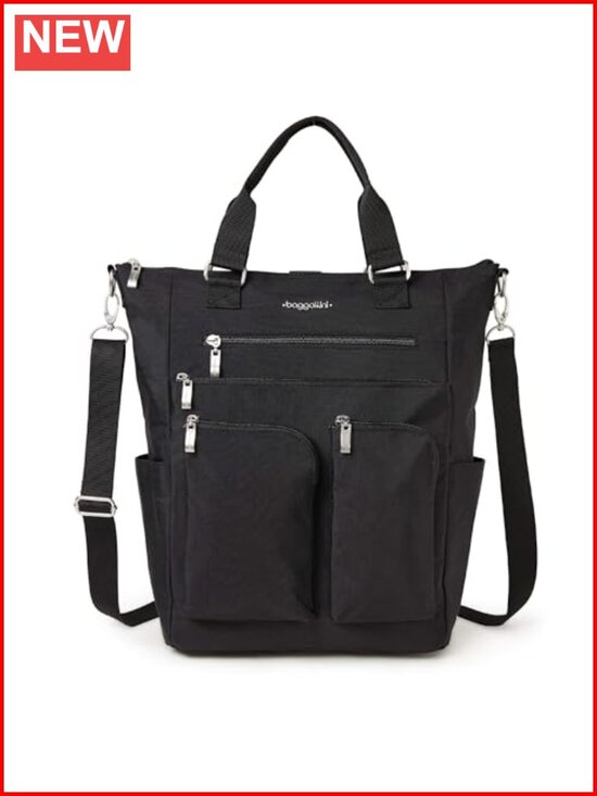 Convertible 3-in-1 Tote Backpack RFID Blocking Nylon Travel Purse main image 3